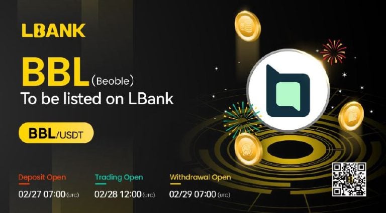 You are currently viewing LBank Exchange Will List beoble (BBL) on February 28, 2024