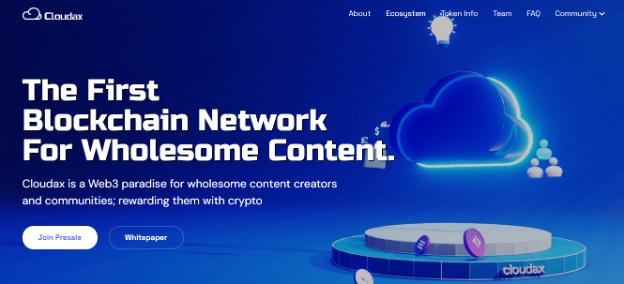 Cloudax.io Launches Groundbreaking Platform, Redefining Content Monetization in the Web3 Era