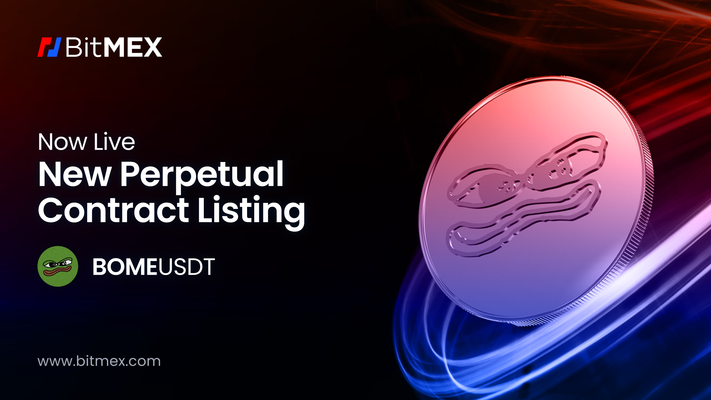 You are currently viewing Now Live: BOMEUSDT Perpetual Swap Listing with Up to 10x Leverage 