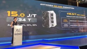 Read more about the article Bitmain Reveals S21 Pro Bitcoin Miner: Pioneering 15 Joules per Terahash 