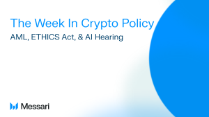 Read more about the article The Week of Crypto Policy: AML, ETHICS Act, & AI Hearing