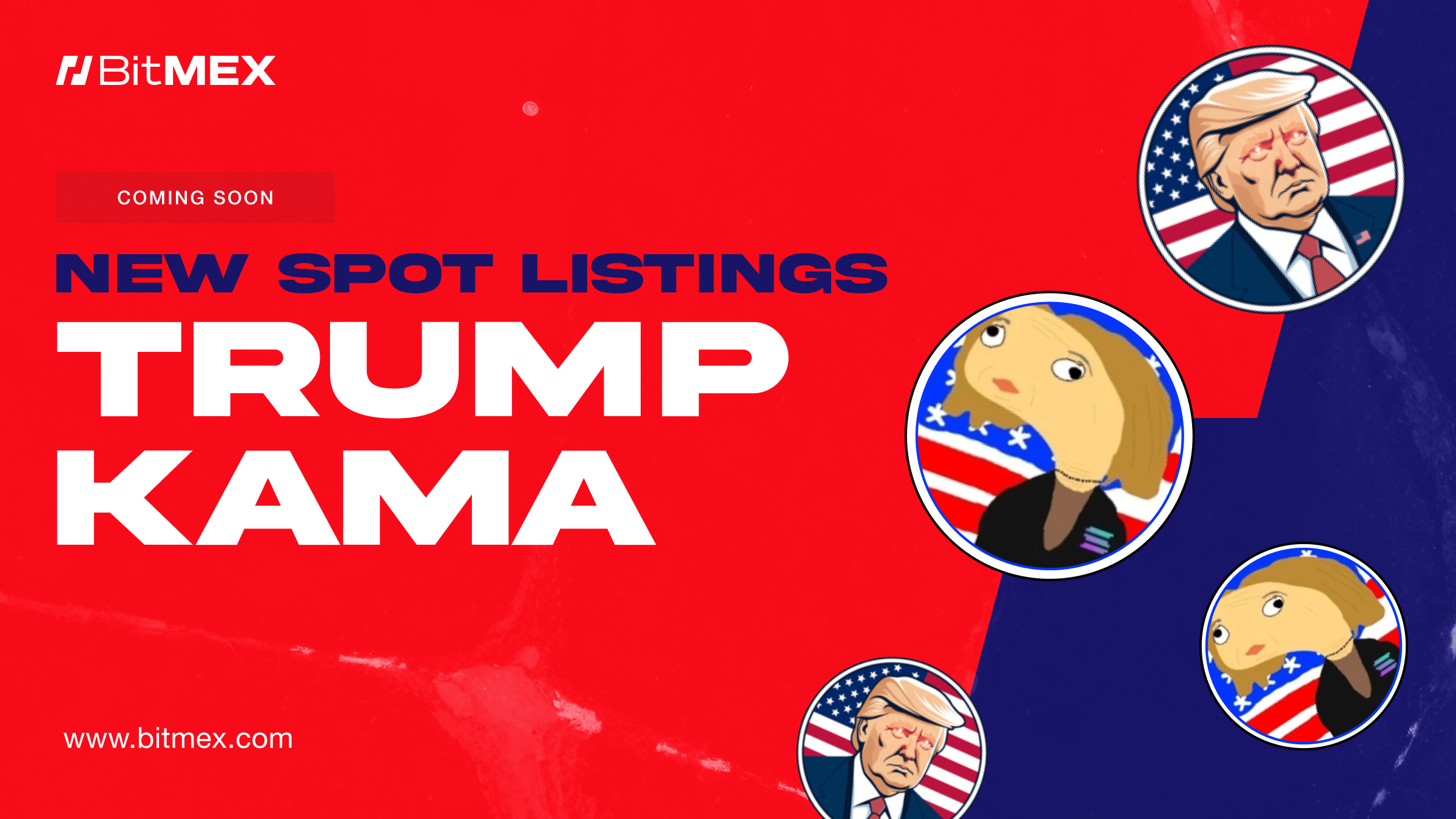 Read more about the article Now Live: Deposit, Buy, and Trade TRUMP and KAMA on BitMEX Spot