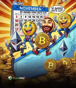 Read more about the article Altcoins move higher as market expects another 50 basis point rate cut in November