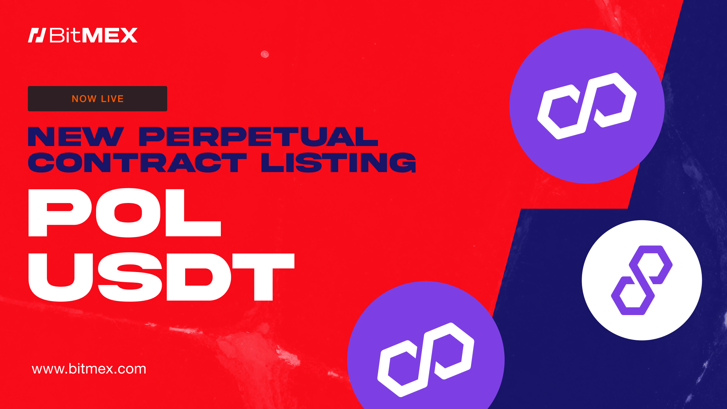 You are currently viewing Now Live: POLUSDT Perpetual Swap Listing with Up to 10x Leverage 