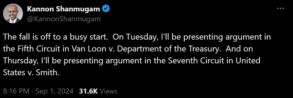 You are currently viewing Van Loon Plaintiffs to Argue Before Fifth Circuit in Case Against US Treasury Over Tornado Cash Sanctions