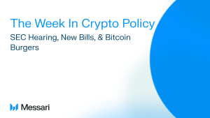 Read more about the article The Week In Crypto Policy: SEC Hearing, New Bills, & Bitcoin Burgers