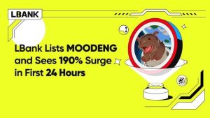 Read more about the article LBank Announces Global Listing of Moo Deng Meme Coin, Surges 190% in First 24 Hours