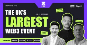 Read more about the article Steven Bartlett, Raoul Pal, and Dr Lisa Cameron MP assemble at Zebu Live, London’s biggest Web3 event