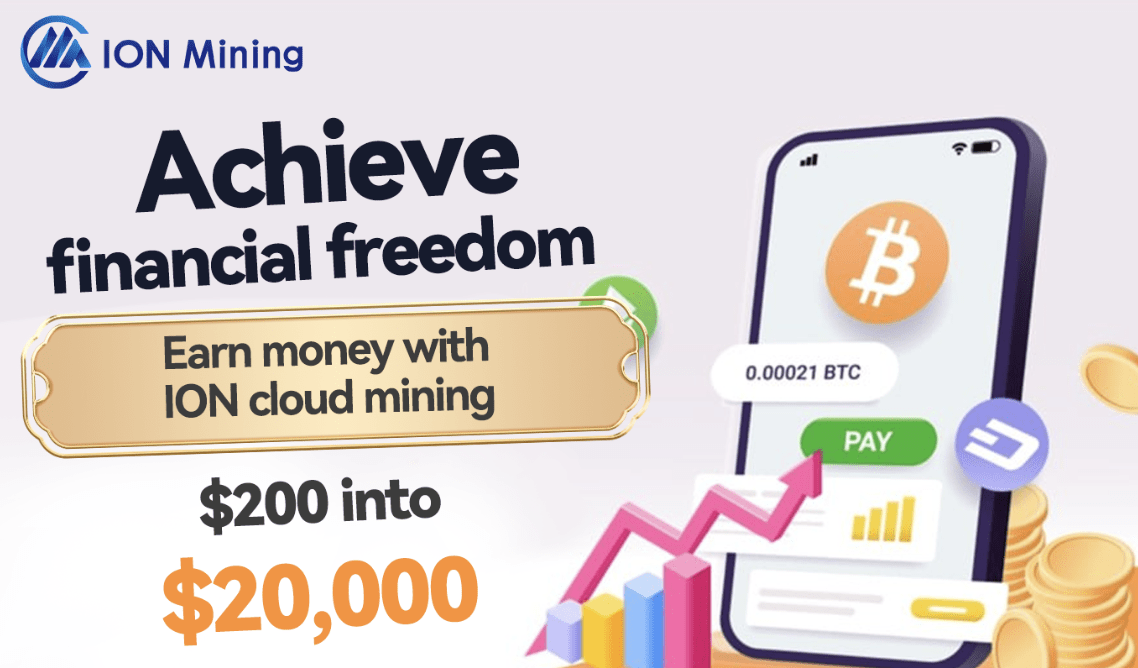 You are currently viewing Earn passive income through cryptocurrency with ION Mining to achieve financial freedom.