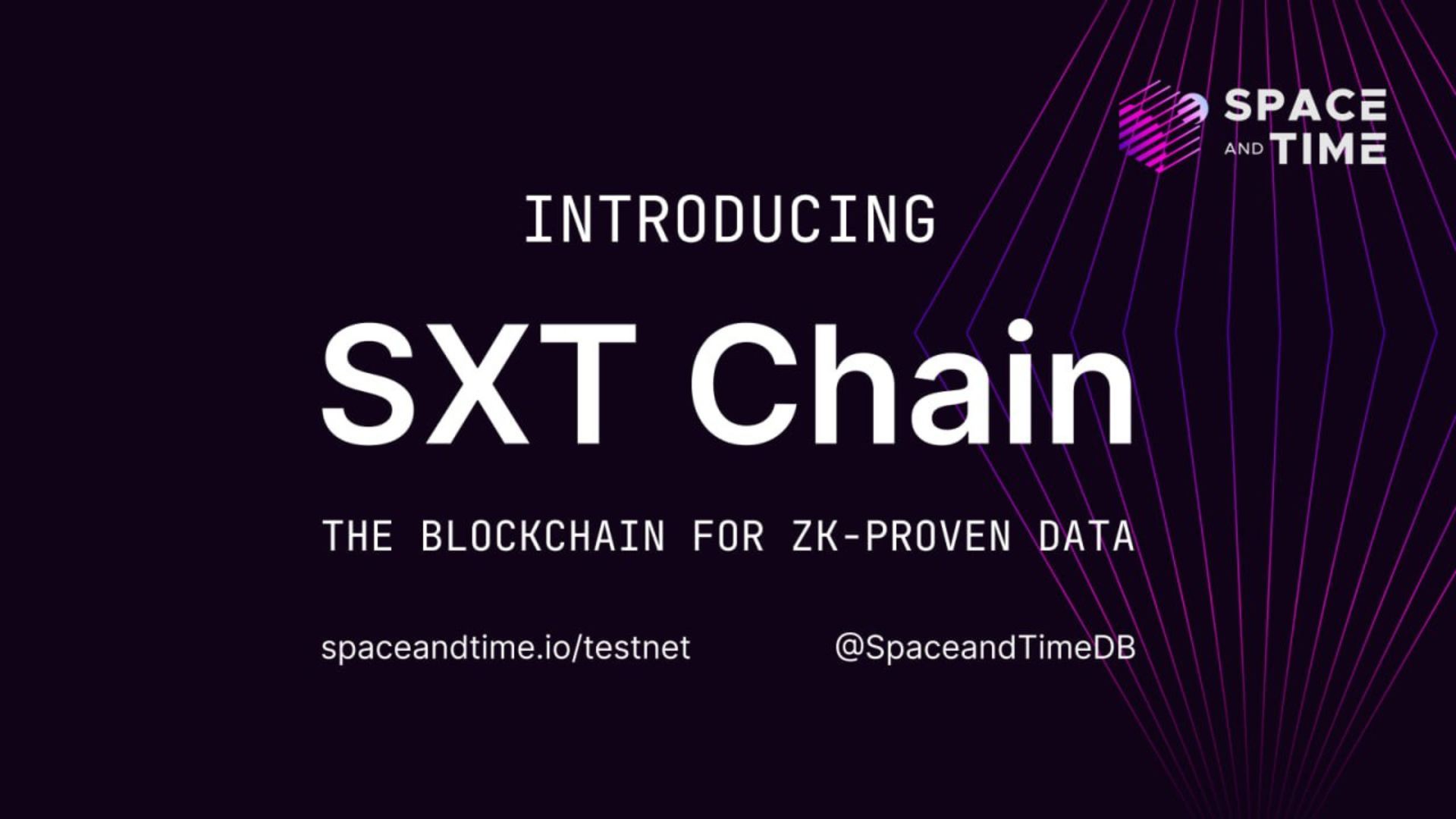 You are currently viewing Space and Time Launches SXT Chain Testnet to Deliver ZK Data to Smart Contracts