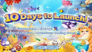 Read more about the article TON P2E Fishing Game CoinFish, Incubated by MEETLabs, Officially Launches on Oct 23rd