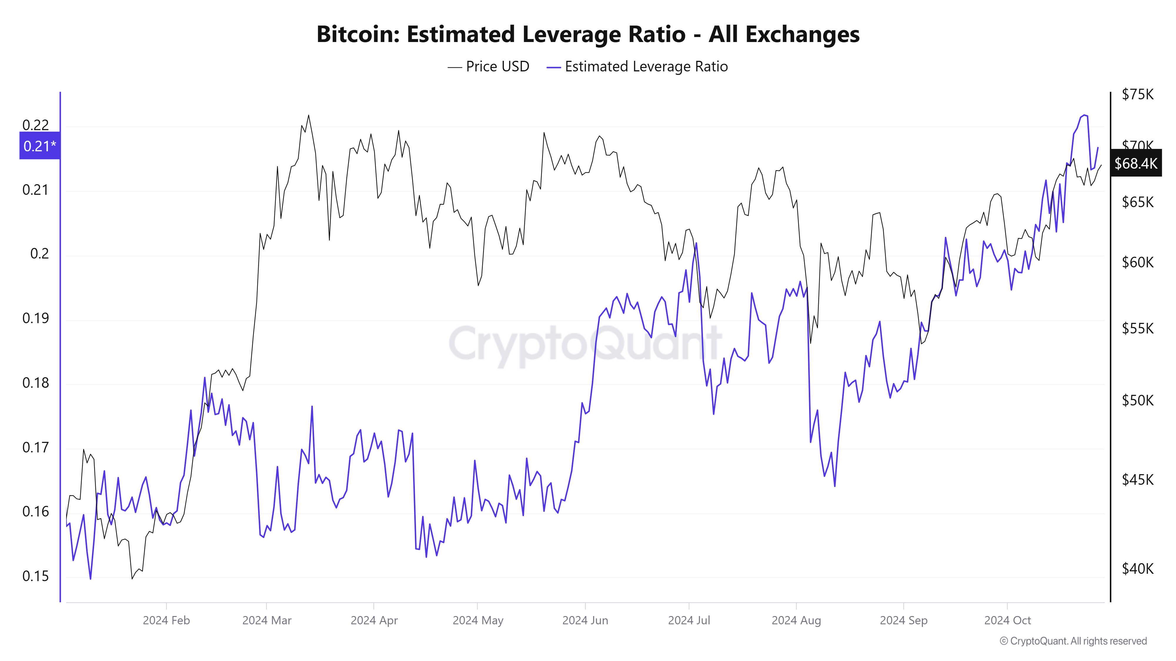 You are currently viewing Bitcoin’s price surge powered by increased leverage