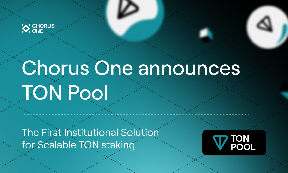 You are currently viewing Chorus One Introduces TON Pool: The First Institutional Solution for Scalable TON staking