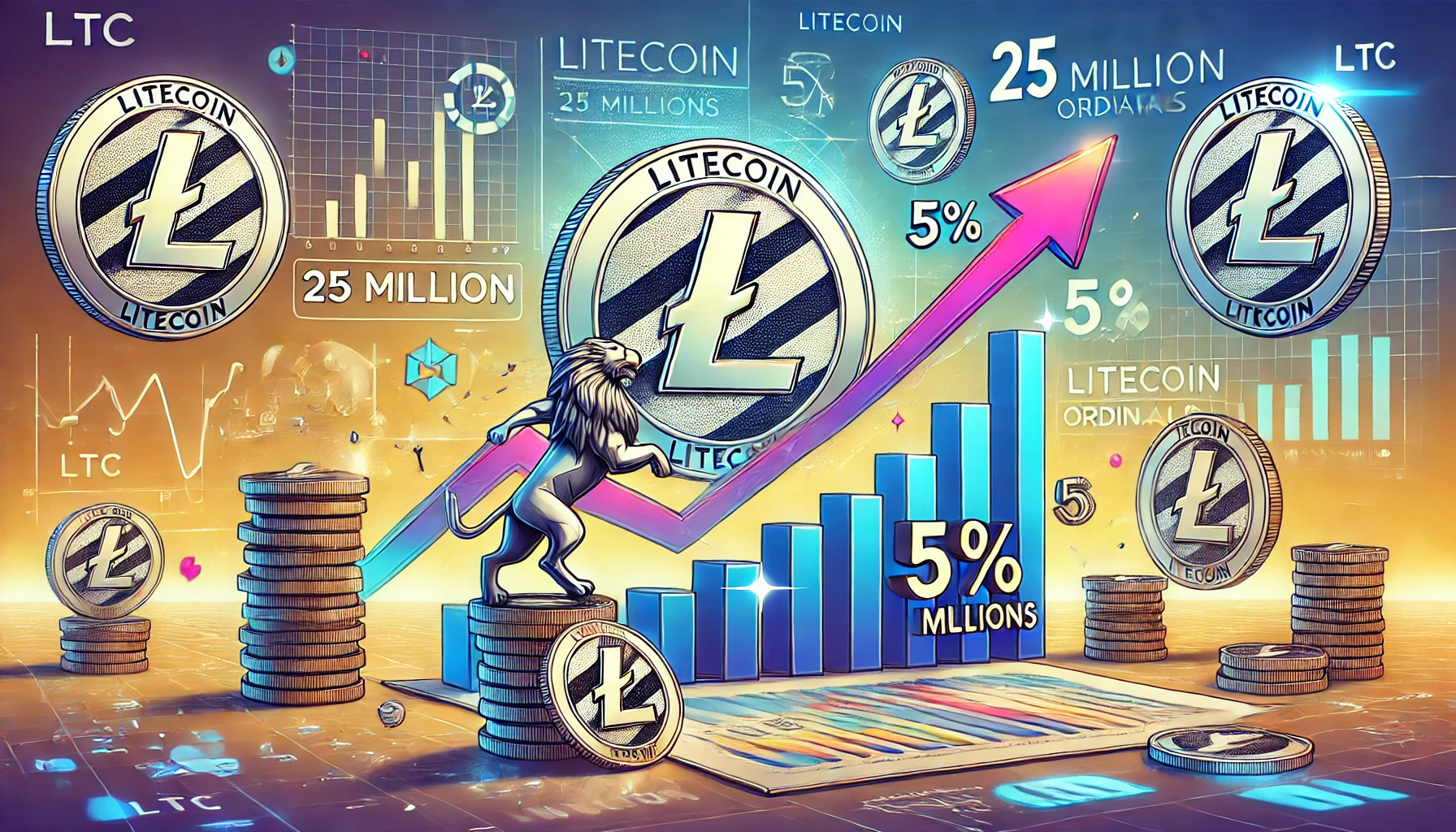 You are currently viewing Litecoin (LTC) Soars 9.6% on ETF Momentum: Analysts Eye $200-$300 Price Target