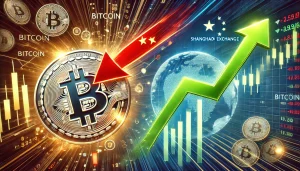 Read more about the article Bitcoin Loses Ground as China’s Stock Market Soars – Analysts Predict a Temporary Shift