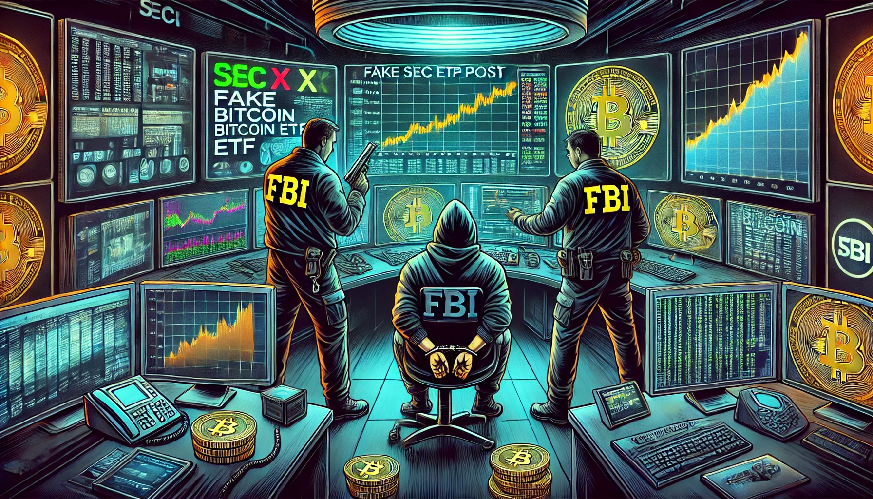 You are currently viewing FBI Arrests Hacker in SEC X Breach and Fake Bitcoin ETF Post That Triggered Price Surge