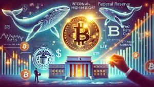 Read more about the article Bitcoin All-Time High in Sight: Fed Rate Cuts, Whale Activity, and ETF Approval Boost Confidence