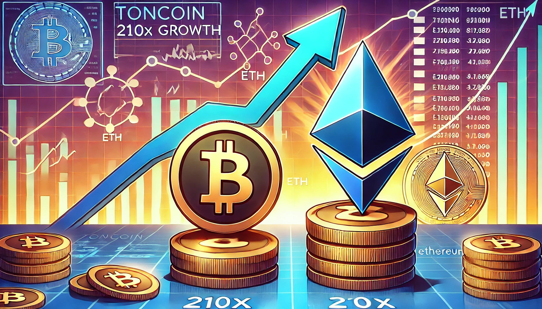 You are currently viewing Toncoin’s 210x Growth Outpaces Ethereum—Is a TON-ETH Flippening on the Horizon?