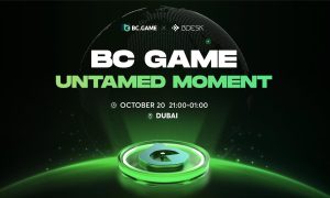 Read more about the article BC.GAME 1st Brand Event Untamed Moments will Kick-off in Dubai during Blockchain Life 2024