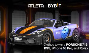 Read more about the article ATLETA and Bybit forge powerful partnership: a chance to win real Porsche, Rolex or iPhone