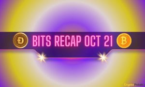 Read more about the article Price Rallies From DOGE and APE, Bitcoin (BTC) Neared $70K, and More: Bits Recap Oct 21