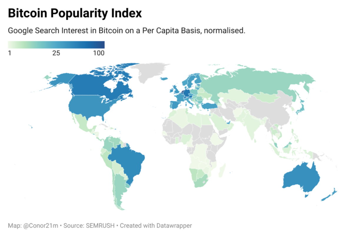 You are currently viewing The Bitcoin Popularity Index (BPI) – A Measure of Bitcoin Interest Around The World