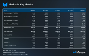 Read more about the article Marinade Q2 2024 Brief