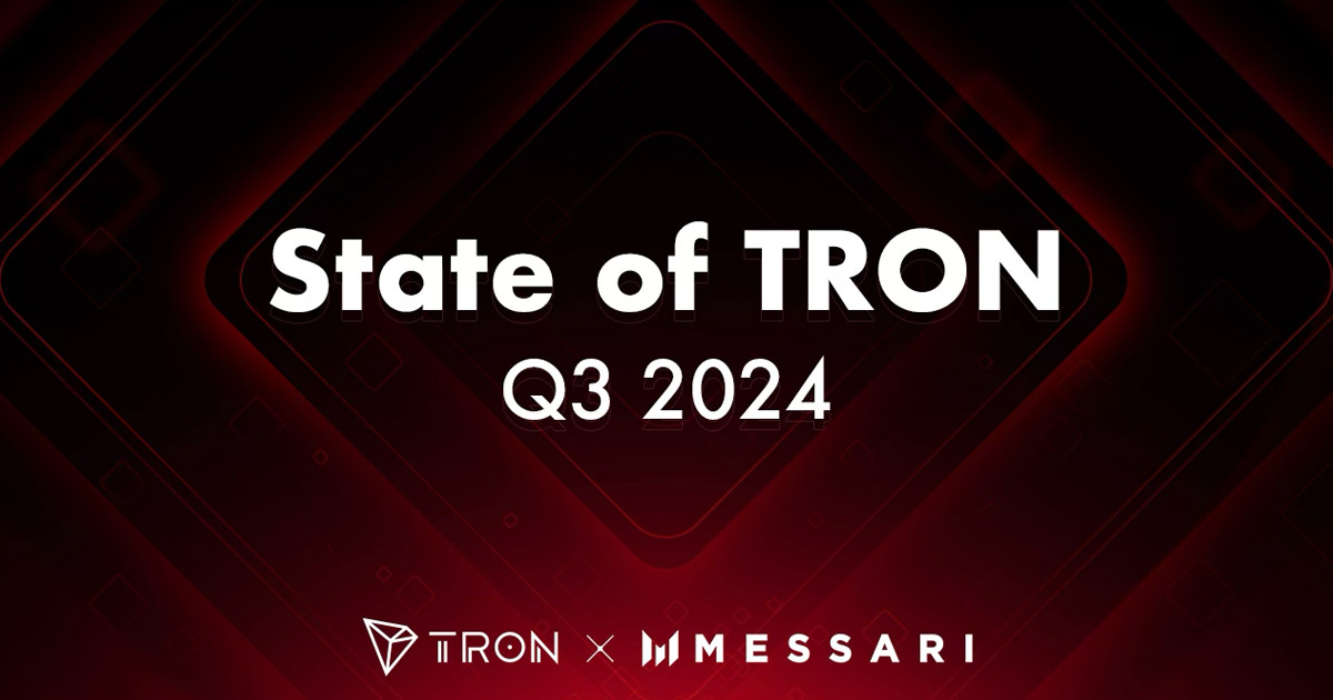 You are currently viewing Messari Reports TRON’s Protocol Revenue Reached an All-Time High in Q3 2024