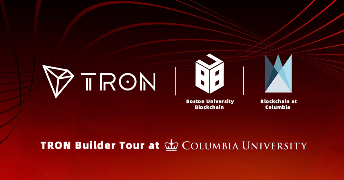 You are currently viewing TRON DAO hosted the TRON Builder Tour at Columbia University with Blockchain at Columbia and Boston University Blockchain