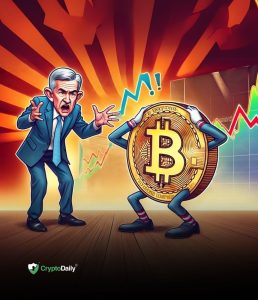 Read more about the article Bitcoin ($BTC) falls after hawkish comments from Fed chairman Powell