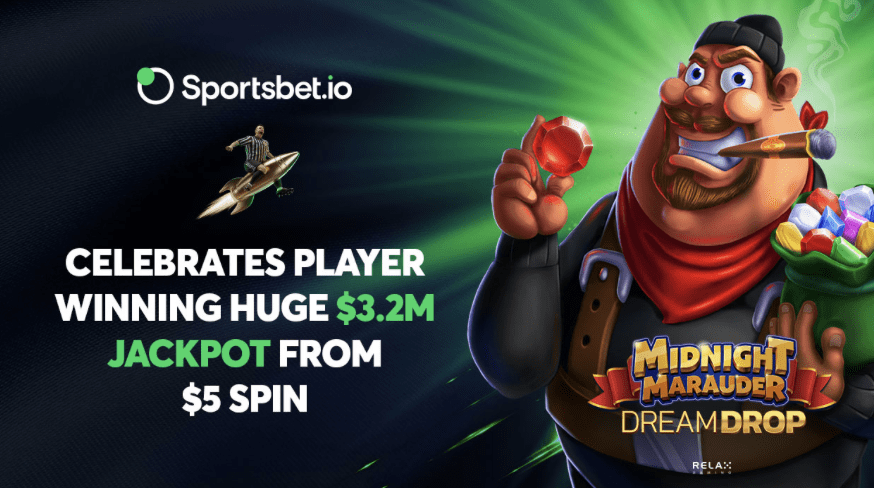 You are currently viewing Sportsbet.io Player Wins Huge $3.2m Jackpot from $5 Spin