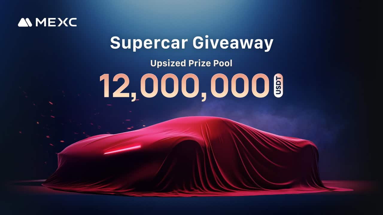 You are currently viewing MEXC Increases Supercar Giveaway Prize Pool to 12,000,000 USDT