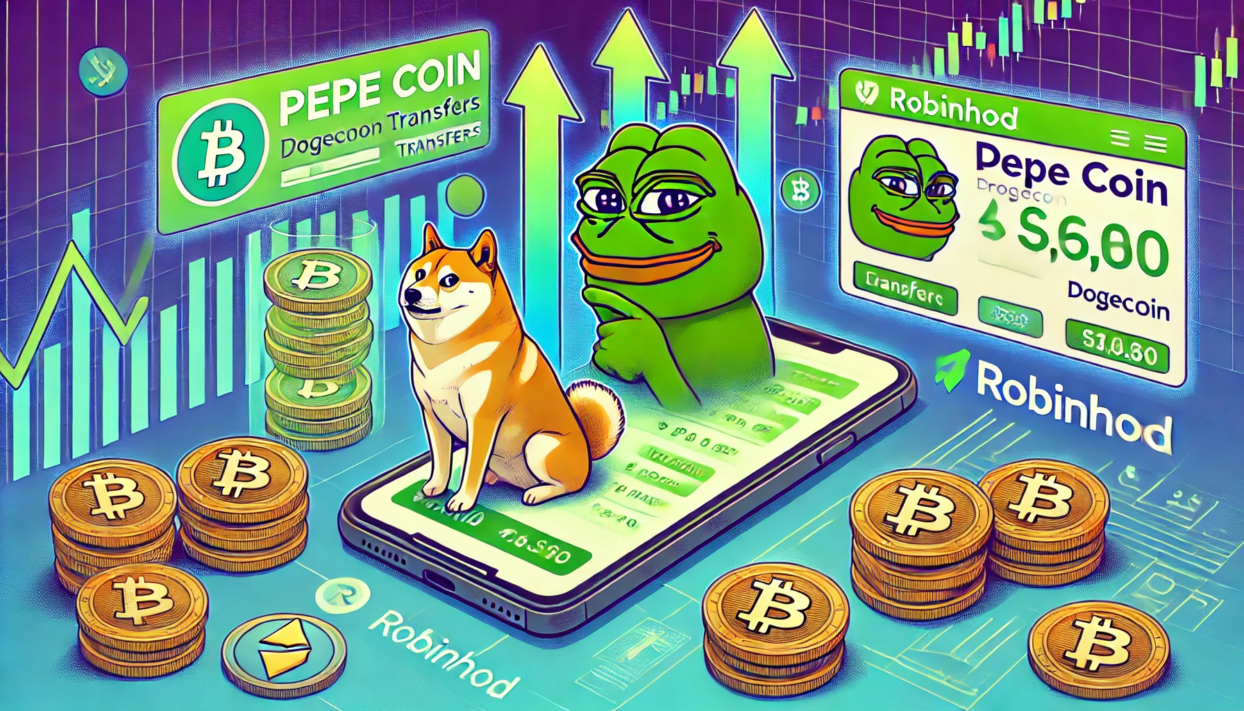 You are currently viewing Pepe Coin Joins Robinhood Transfers: Will It Replicate Dogecoin’s Success?