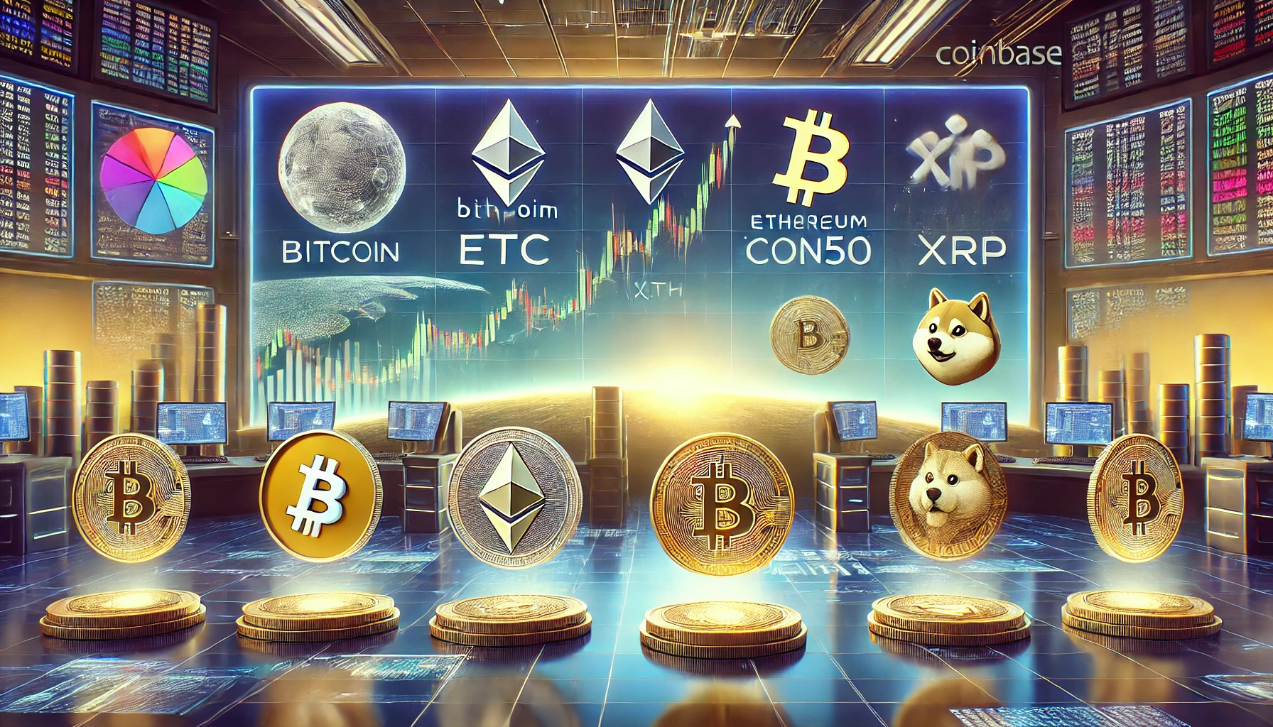 You are currently viewing Coinbase Launches COIN50 Index: BTC, ETH, SOL, XRP, and DOGE Lead the Way