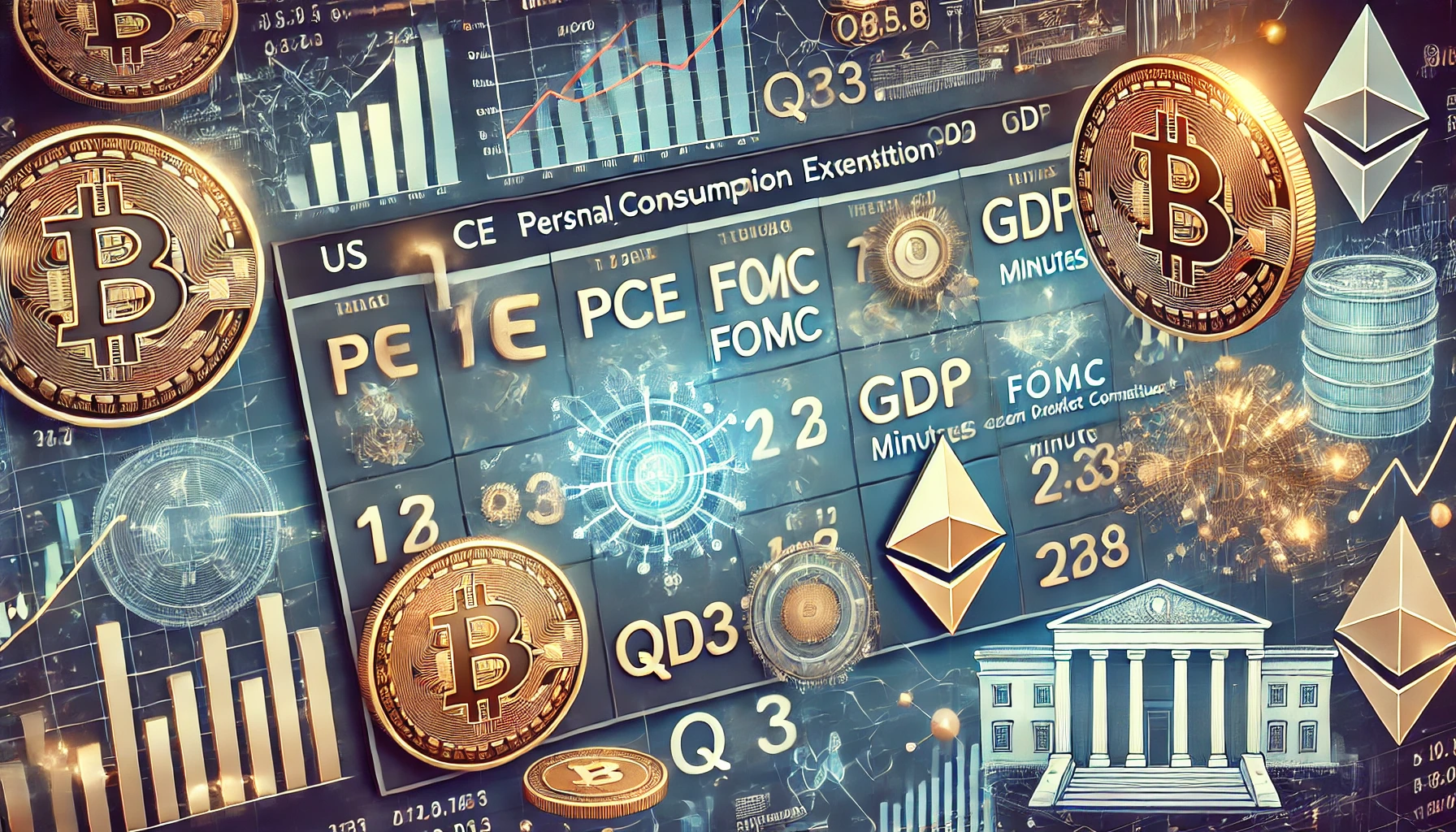 You are currently viewing Key Economic Events Ahead: US PCE, FOMC Minutes, Q3 GDP to Shape Crypto Market