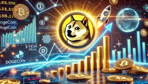 Read more about the article Dogecoin Rockets to 3-Year Peak as Musk’s X Payments Stirs DOGE Investor Excitement