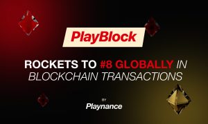 Read more about the article PlayBlock Rockets to #8 Globally in Blockchain Transactions and Turnover Following DappRadar Listing