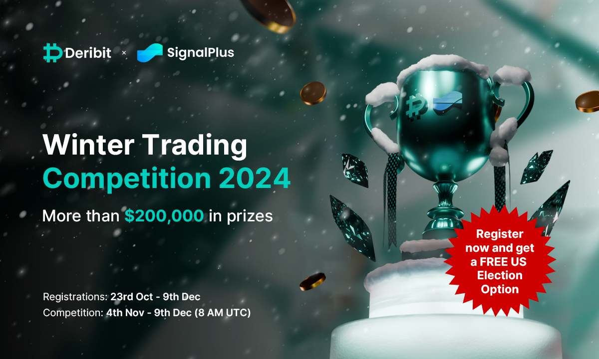 Read more about the article Deribit and SignalPlus Launch $200,000 Winter Trading Competition