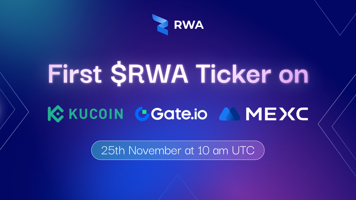 You are currently viewing RWA Inc Announces $RWA Token Launch Across Major Exchanges on November 25, 2024