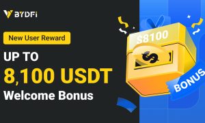 Read more about the article BYDFi Launches 8100 USDT Welcome Bonus Campaign to Offer Users Exclusive Benefits