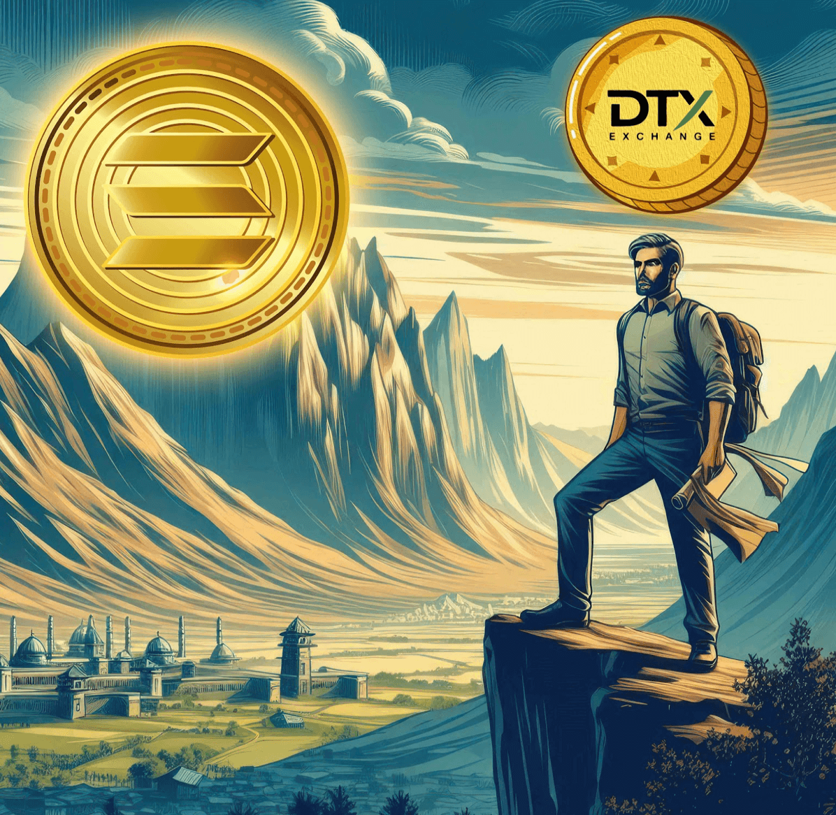 You are currently viewing Solana (SOL) Price Dips While Dogecoin (DOGE) Hits Key Resistance; DTX Exchange Amplifies Traders' Capital With 1000x Leverage