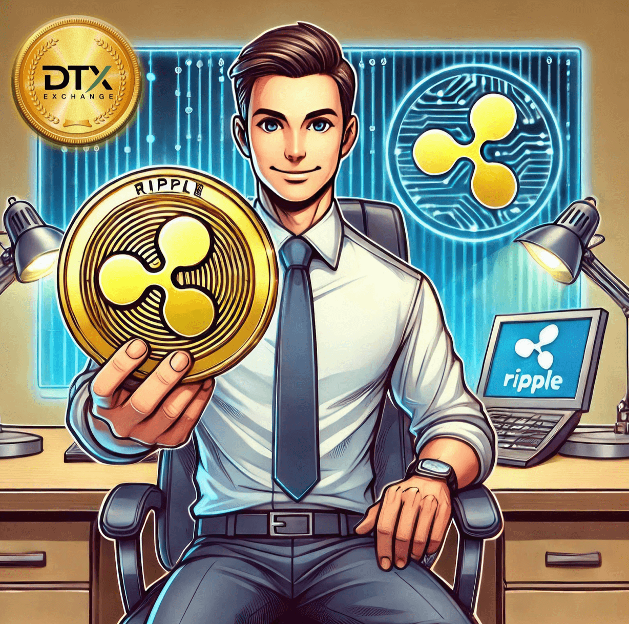 You are currently viewing XRP Creates Double Top Pattern as Dogecoin Retests $0.4 Support; DTX Exchange Announces VIP Rebate System