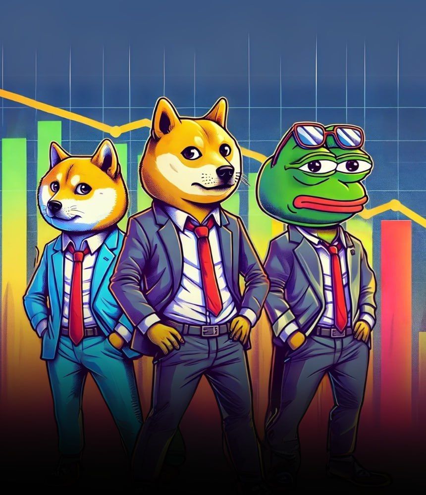 You are currently viewing Major Memecoins Drop 40-60% During Downturn: What next for Dogecoin ($DOGE), Pepe ($PEPE), and Bonk ($BONK)?
