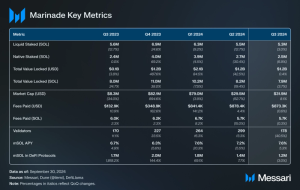 Read more about the article Marinade Q3 2024 Brief