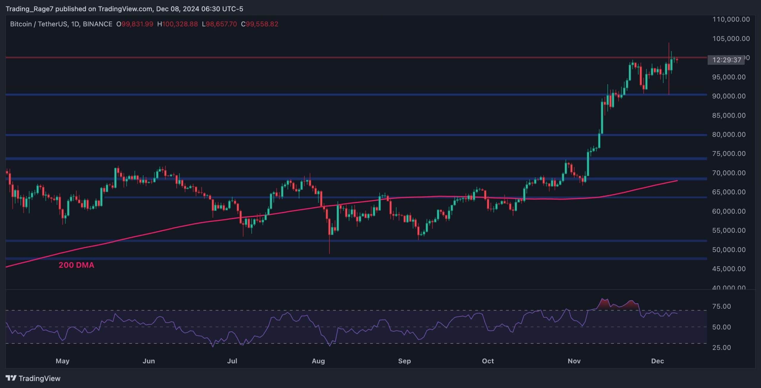 You are currently viewing Bitcoin Price Analysis: After Hitting $100K, What’s Next for BTC?