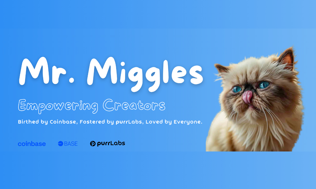 You are currently viewing Coinbase’s Miggles to be the furry face behind purrLabs’ debut Creator Fund