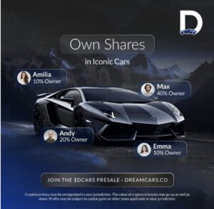 Read more about the article Dreamcars Transforms Luxury Vehicle Access Through Blockchain Technology – Here’s How