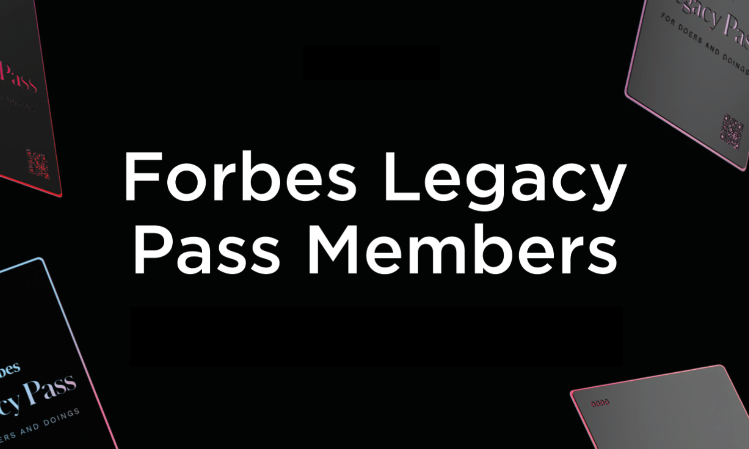 You are currently viewing Forbes Web3 Celebrates Innovation: Legacy Pass Members Showcased in the Forbes Magazine