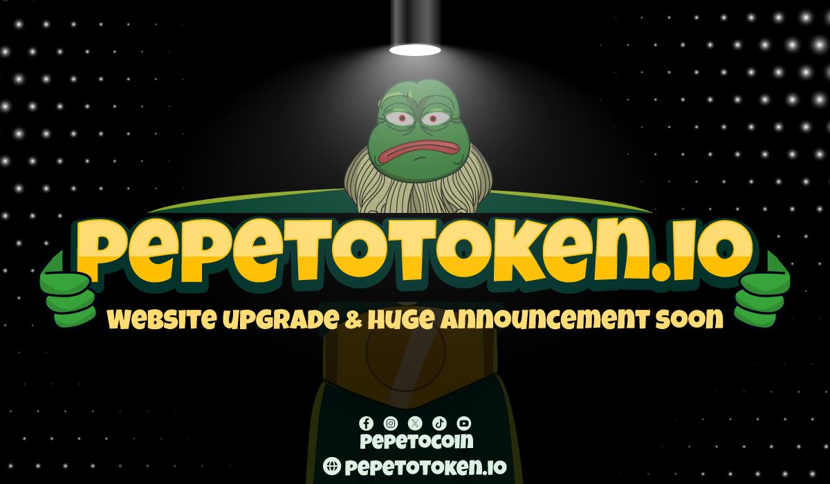You are currently viewing Memecoin Project Raises Over $1m, Unveils Website Upgrade, and Announces Upcoming Pepetoswap Launch