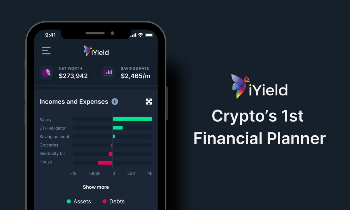 You are currently viewing iYield Launches Crypto’s 1st Financial Planning Tool